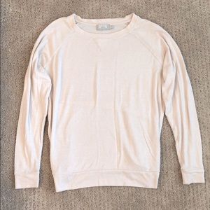 Soft Cream Pink Long Sleeve Tee